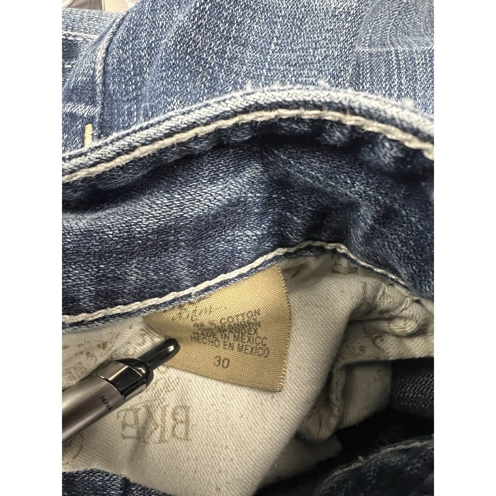 BKE Denim Womens Capri Jeans Size 30 Medium Wash Embroidered BKL1335 Stretch - Picture 5 of 6